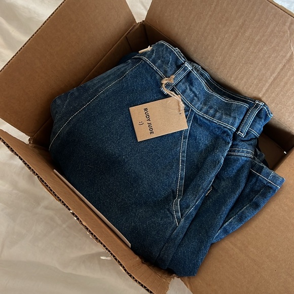 Rudy Jude Lace Back Big Jean - Pale Indigo - Picture 4 of 5